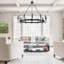 Allegra 46" W 12-Light Wagon Wheel Chandelier-1900504864