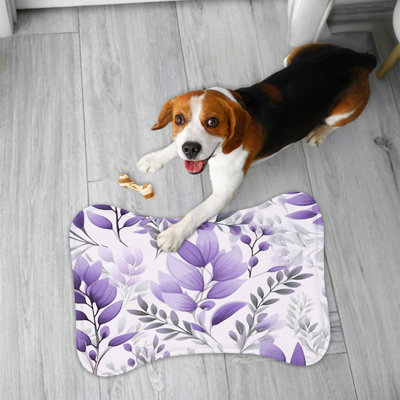 Tapis d'alimentation simple en forme d'os - 1 pièce
