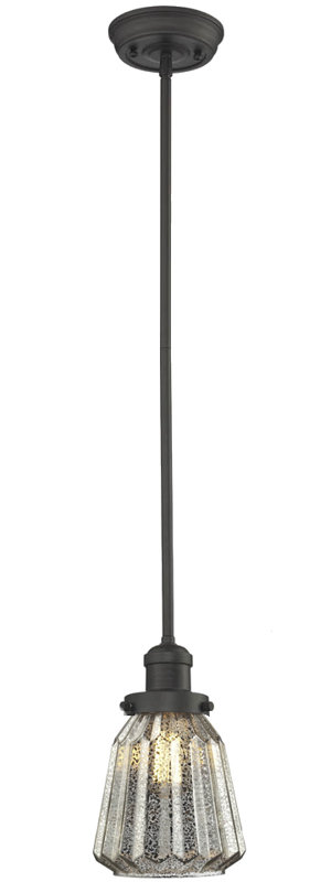 Luminaire suspendu 1 lumière McCardle, Bronze huilé