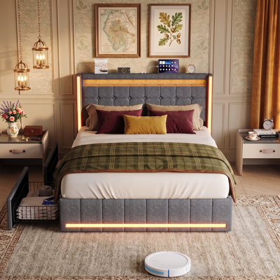 Platform Bed With Drawers Bed