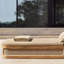 Chaise longue d'extérieur pour l'extérieur