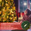 Arbre de Noël en pin vert 90 po avec 250 lumières DEL Costway