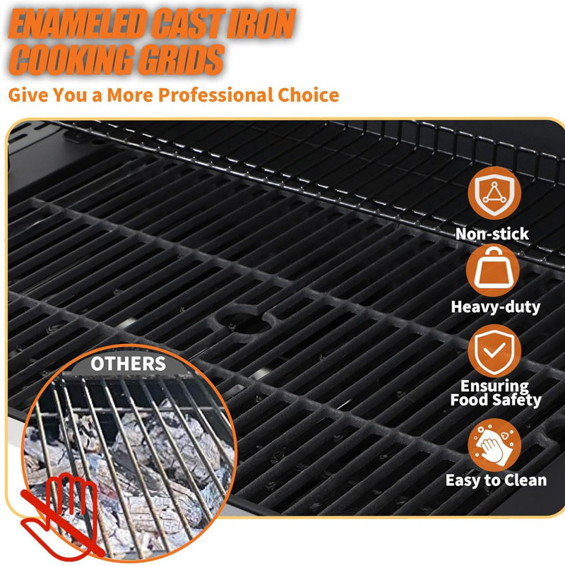 4-Burner Propane Gas BBQ Grill