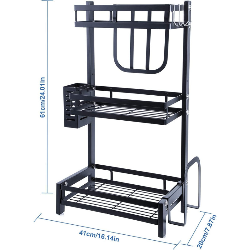 Freestanding Stainless Steel Spice Rack