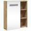 Adrianny W 52mm H Freestanding Framed Medicine Cabinet Mirror-525746883-525746892