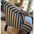Simple Striped Sofa 78.7'' Upholstered Sofa