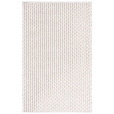 Hand-Woven Chevron Cotton Rug