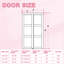 Portes de garde-robe coulissantes en verre givré 60 po x 80 po avec bois manufacturé massif et trousse de quincaillerie d'installation-102802176