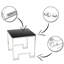 Exley Glass Top Sled Nesting Tables
