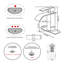 Single-Hole Single-handle Bathroom Faucet with Drain Assembly-69315639