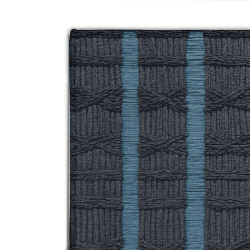 Tapis noir intérieur et extérieur Trellis, Rectangulaire 8 pi x 10 pi