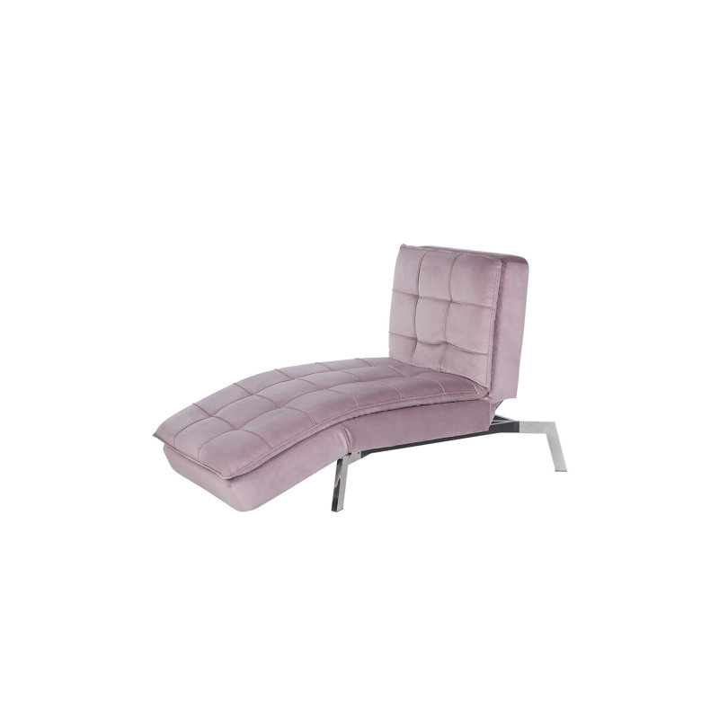 Akiria Velvet Chaise Lounge