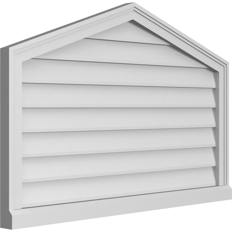 Ventilé à pignon non-fonctionnel Signature, H 26 po x l 40 po x P 2 po