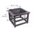 Hafer Square Steel Wood Burning Smokeless Fire Pit