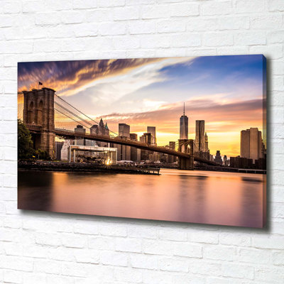 Brooklyn Bridge - Wrapped Canvas Print