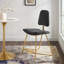 Tabouret de bar en velours Ponder Performance de Modway-48366790-48366012