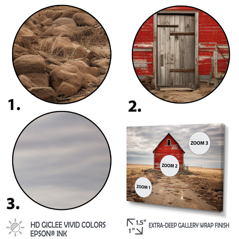 Canada Canada Charm I - reproduction sur toile, Cadre photo noir, H 16 po x l 32 po x P 1 po