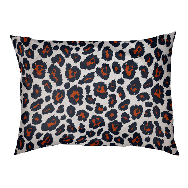 Lit pour chat Designer, Petit (L 19,5 po x l 29,5 po), Blanc / orange / bleu marine foncé
