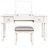 Mirrored Bedroom Makeup Table - Vanity Desk With Stool Wood And For Long-Term Use Storage Easy Assembly In 30 Minutes