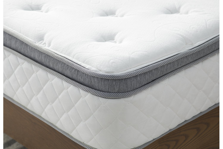 close up spring mattress topper