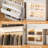 69"-145" W Wooden Closet System With Doors And Drawers (Adjustable Width)-1937976688