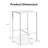 27 Inch Outdoor Aluminum Bar Table,White-2003538978