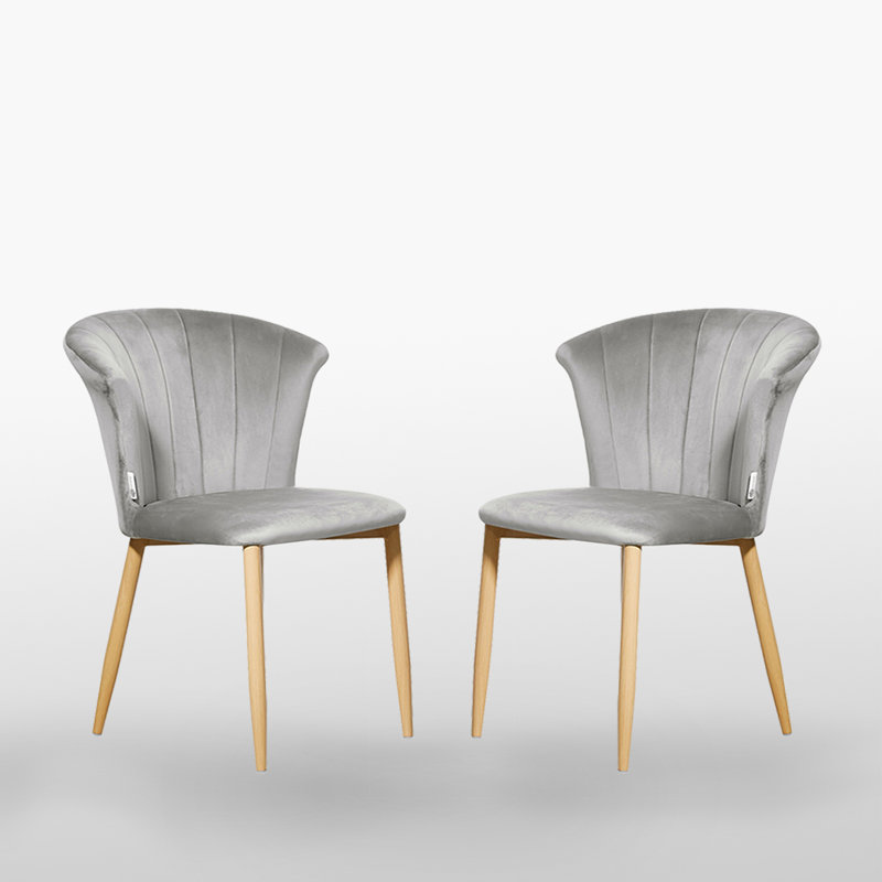 Siyana Upholstered Dining Chair, Grey