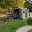 Lifetime 15 Ft. x 8 Ft. High-Density Polyethylene (Plastic) Outdoor Storage Shed with Steel-Reinforced Construction-70364449