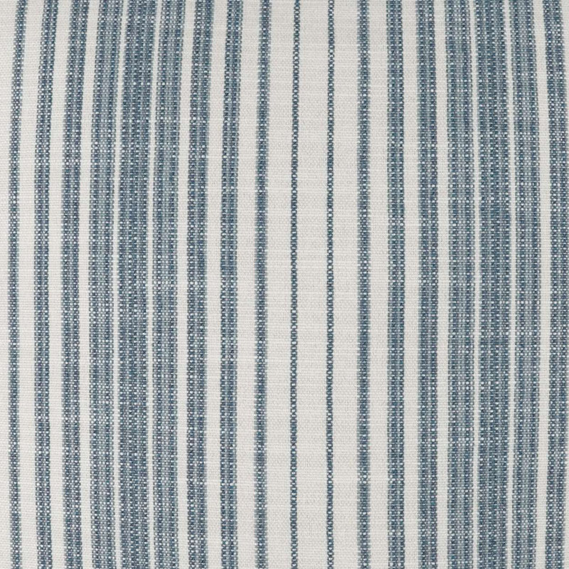 Summerville Striped Reversible Throw Pillow, Blue, Square 22"