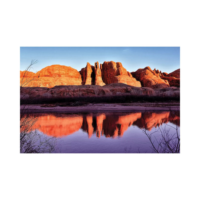 Moab Creek 1 Piece Wrapped Canvas Wall Art, 66.04 cm H x 45.72 cm W x 1.91 cm D