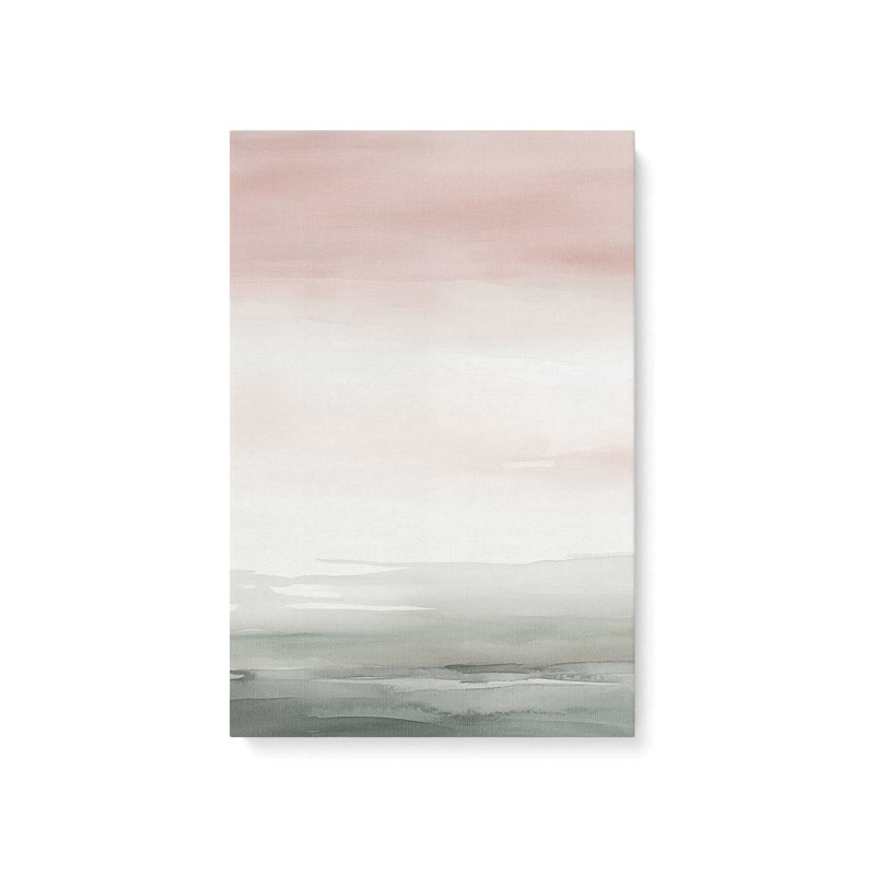 «Peach Tranquility II», reproduction sur toile, H 36 po x l 24 po x P 1,25 po, Toile tendue