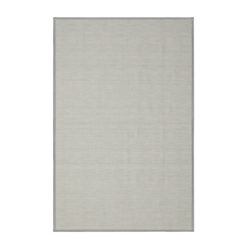Tapis contemporain gris, Rectangle 5 pi x 7 pi
