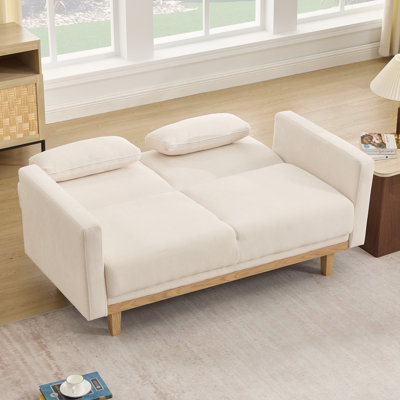 59.8''W 3-Level Adjustable Upholstery Chenille Loveseat