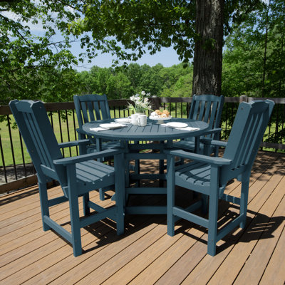 Arbnora 4-Person 48" Round, Counter-Height Dining Set by Lark Manor