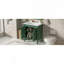 Armoire de meuble-lavabo 30 po avec lavabo en céramique, 30 po, armoire de rangement avec portes à fermeture douce et pieds en bois massif-128990497