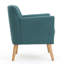 Fauteuil club Mid-Century moderne en tissu-286601574