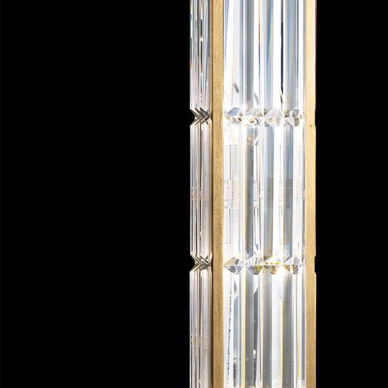 Crystal Enchantment Flush Mounted Sconce, Transparent
