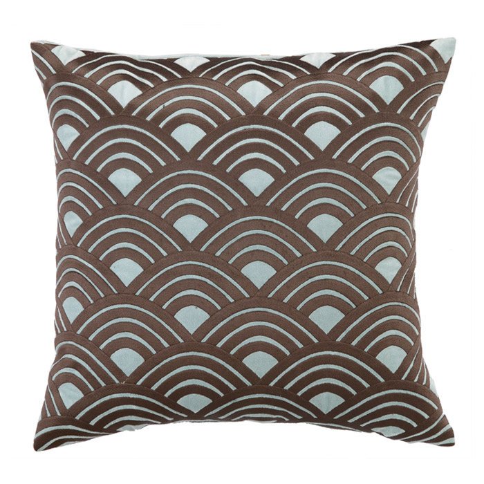 Coussin décoratif Quincy, Bleu