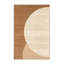 Soft Plush Eakes Minimalist Area Rug in Beige – Beige Binding-653861454