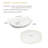 MEJE 22 inch LUXURY Gold Rim Above Counter Oval Vessel Bathroom Sink, Porcelain Ceramic Vessel Vanity Sink, Art Basin