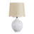 21" Ceramic Table Lamp With Oatmeal Shade-443480015