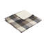 Housse de couette 6 pièces à chevrons avec motif écossais Buffalo et froissé