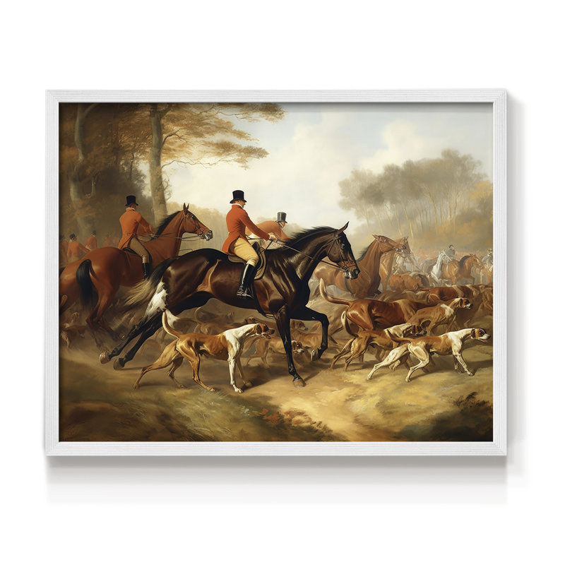 Faune - XC - Reproduction encadrée - Restickable, H 16 po x l 20 po, Blanc