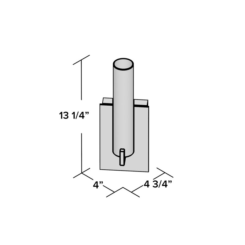 Armiah Aluminum Armed Sconce, LED , Dark Restoration Bronze