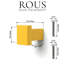 ROUS Hardware Art Deco Square Knob-953811198