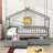 Heulwen Two Drawers Wooden House Bed-1726847285-1726847273