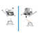 4" Remodel LED Retrofit Recessed Lighting Kit