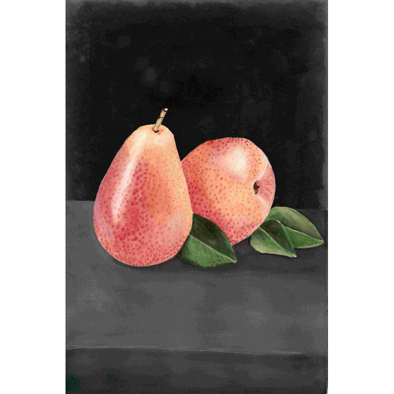 " Fruit On Shelf VI " by Naomi McCavitt Painting Print, 18" H x 12" W  