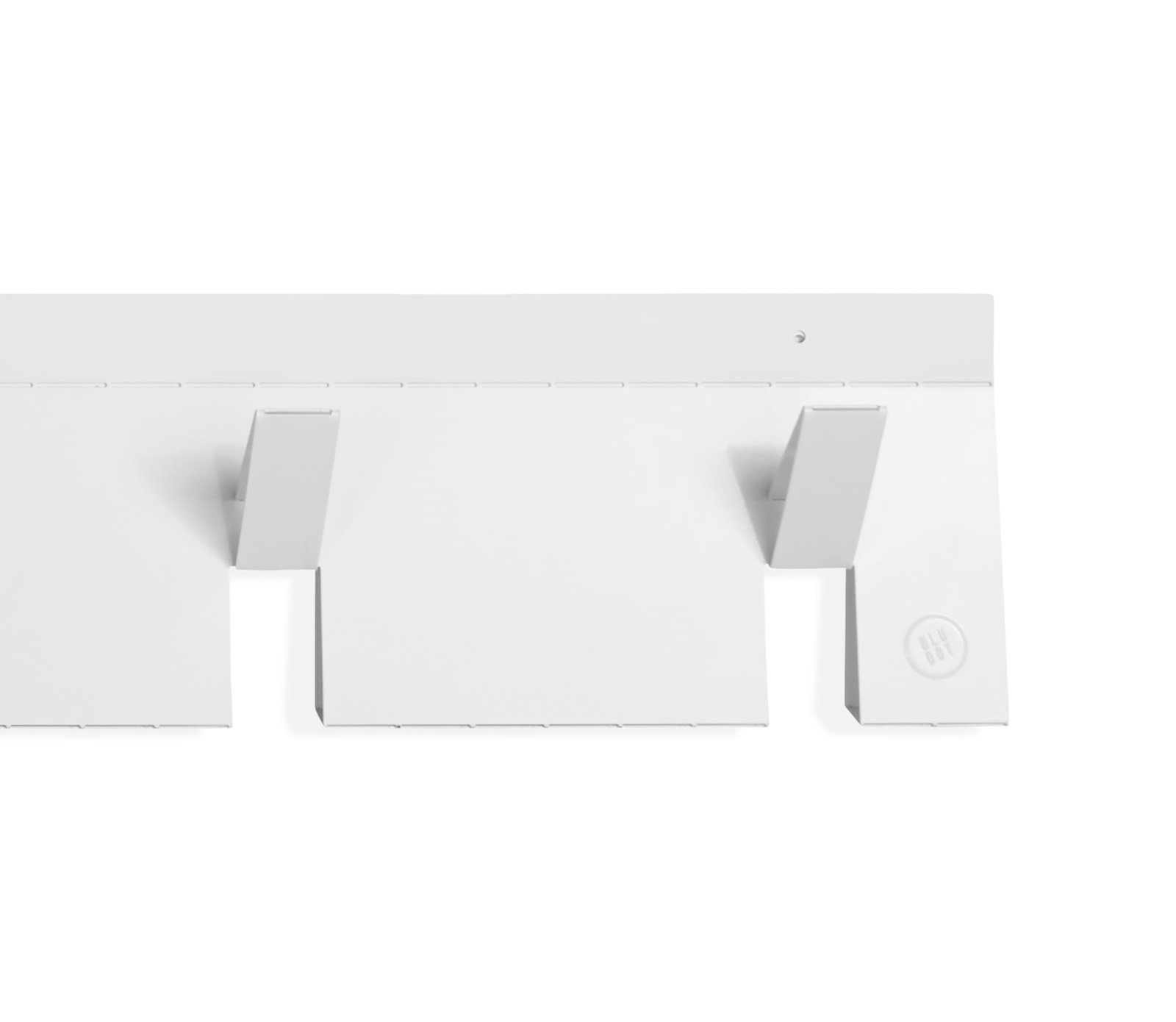 2D:3D 5-Hook Coat Rack, White