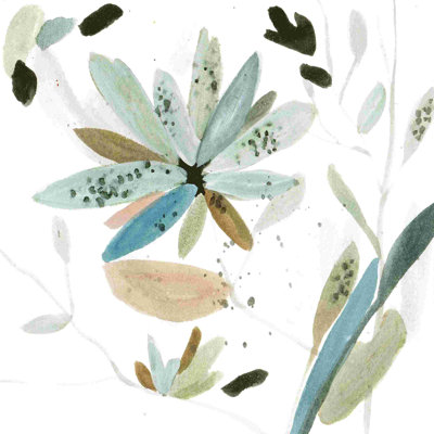 «Minty Garden I» par Melissa Wang - reproduction d'art sur toile tendue